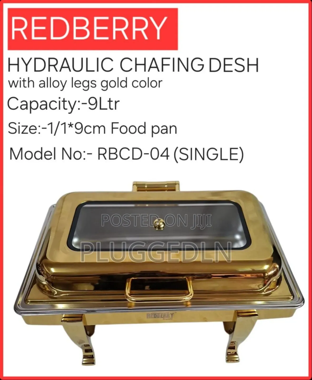 Chaffing Dish 9 Litres Deep Insert.