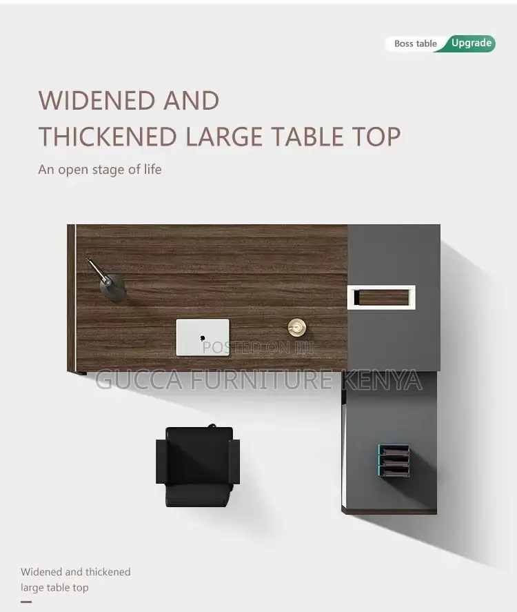 1.8meters Imported Boss L-Shaped Office Table