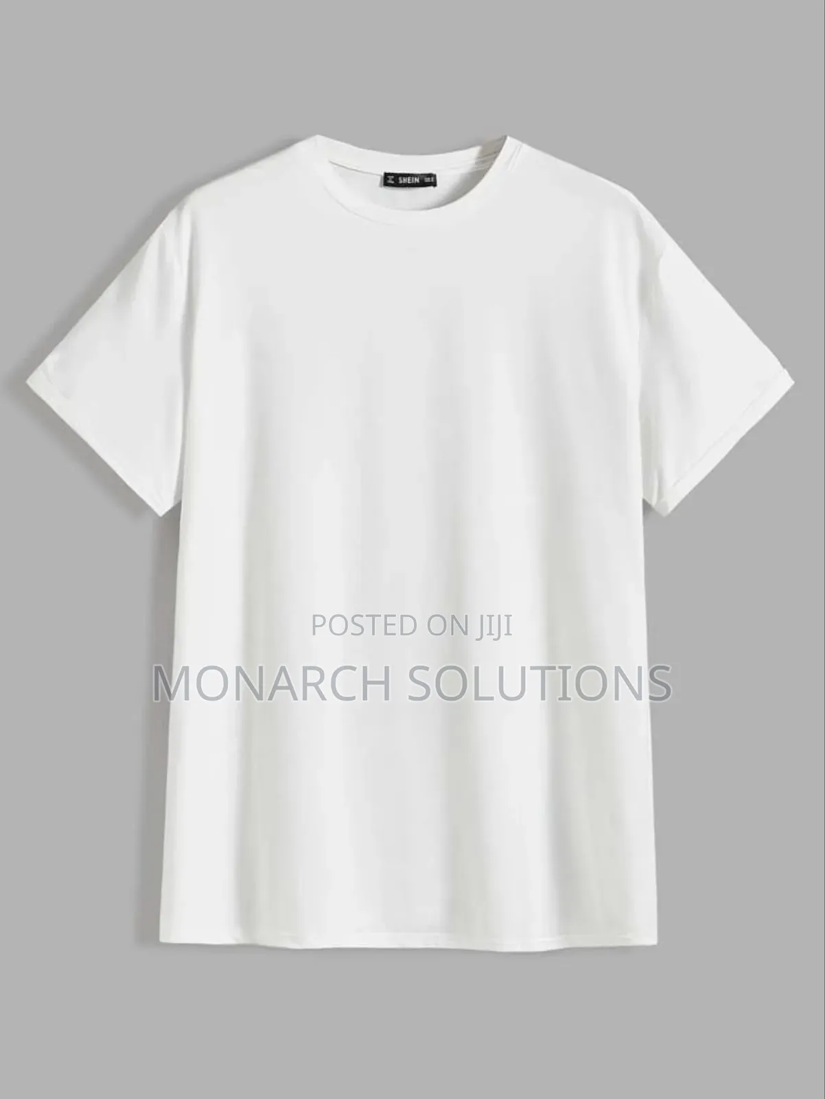 Dark Plain Roundneck Black Tshirt