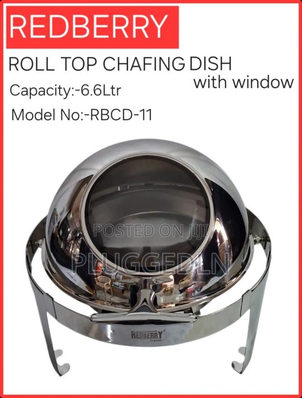 Roll Top Chaffing Dish 6.6litres .