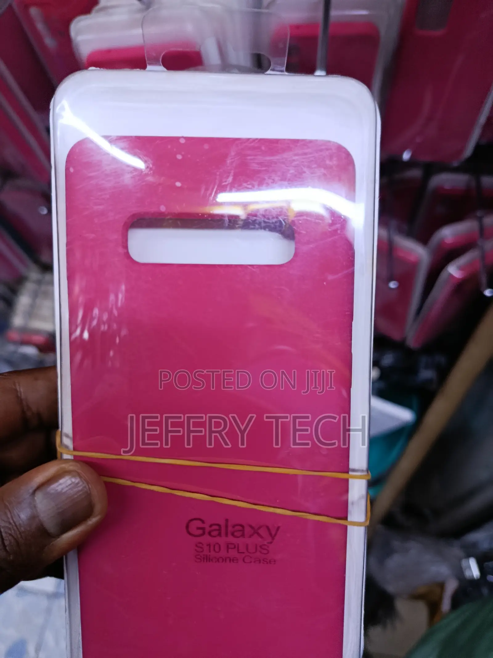 Liasy Samsung Galaxy S10+ Liquid Silicone Case With Cloth Lining