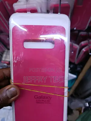 Liasy Samsung Galaxy S10+ Liquid Silicone Case With Cloth Lining