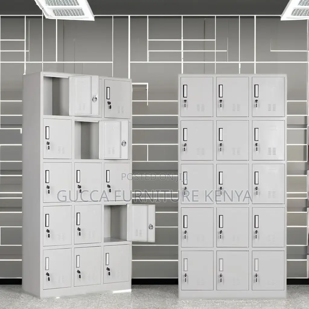 15-Doors White Metallic Filling Locker Cabinet