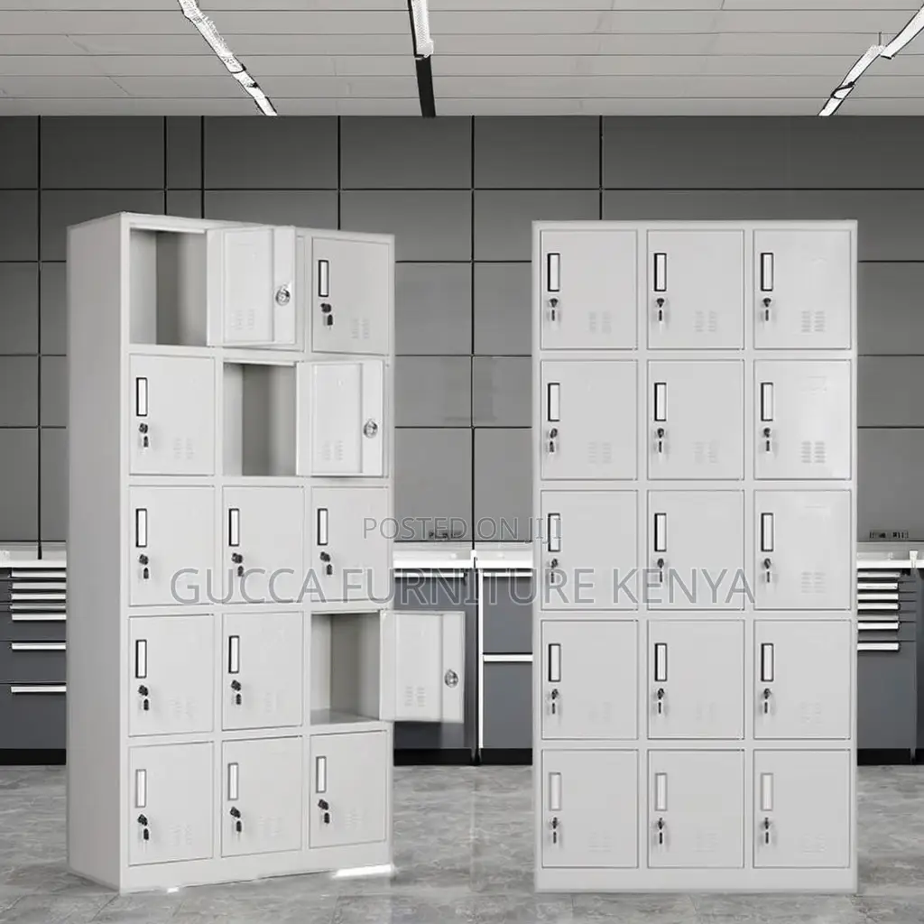 15-Doors White Metallic Filling Locker Cabinet