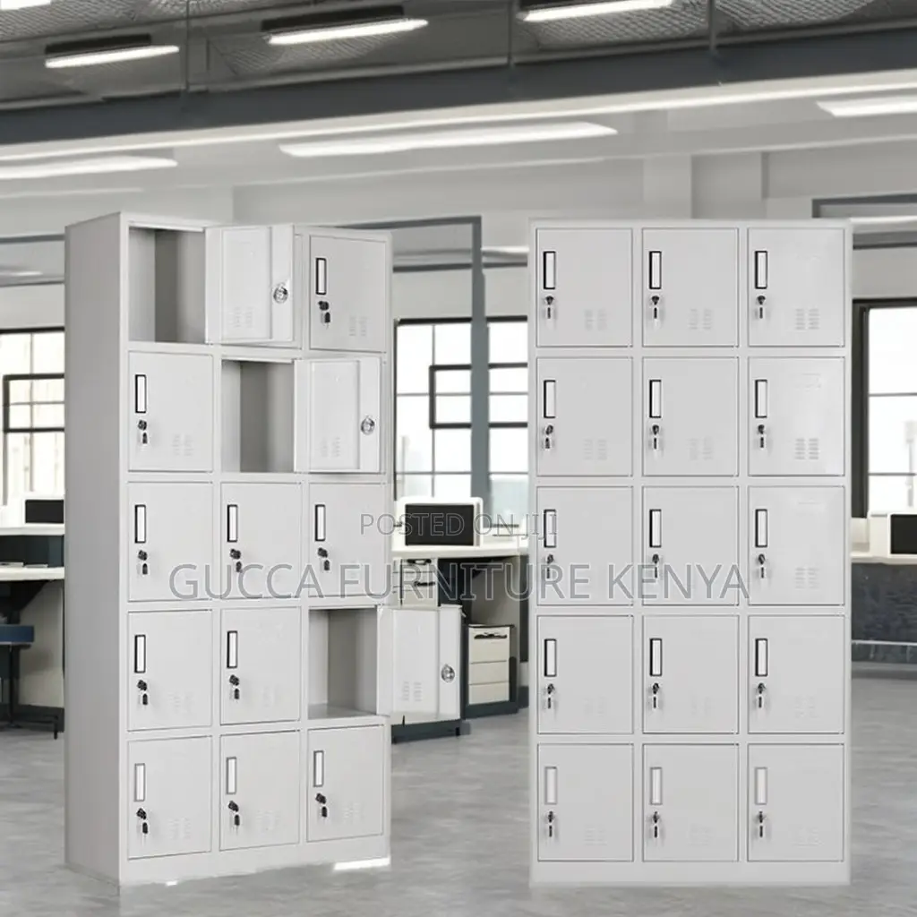 15-Doors White Metallic Filling Locker Cabinet