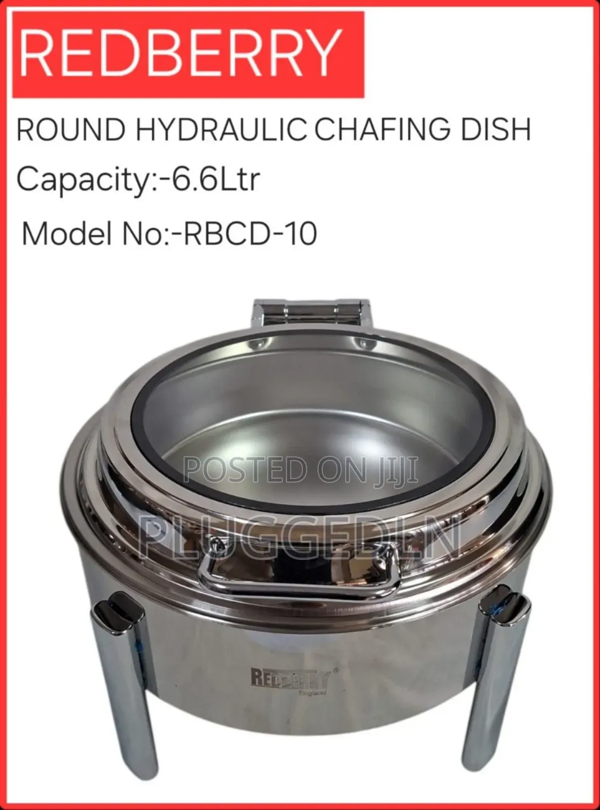 Redberry Round Hydraulic Chafing Dish 6.6l