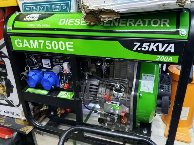 Diesel Generator 7.5kva Rhino Diesel Generator - main view