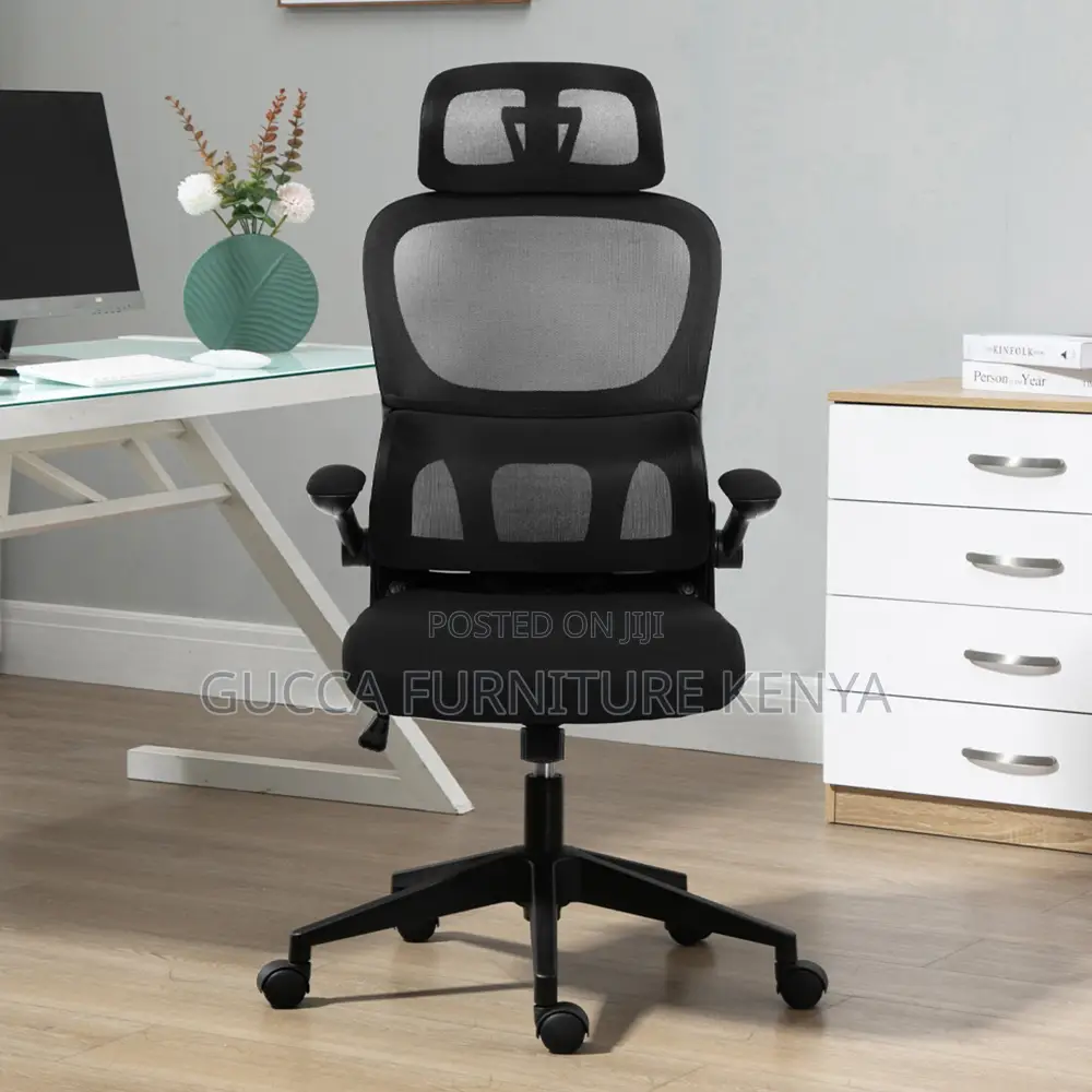 Imported Ergonomic Chair With Flip Arms