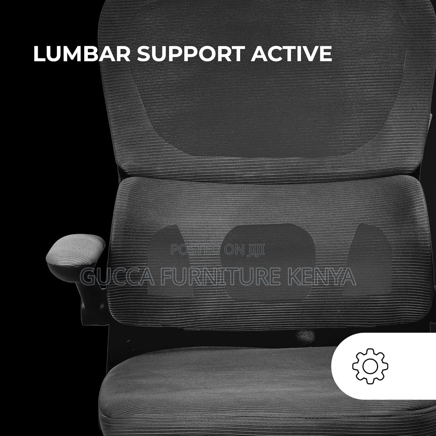 Imported Ergonomic Chair With Flip Arms