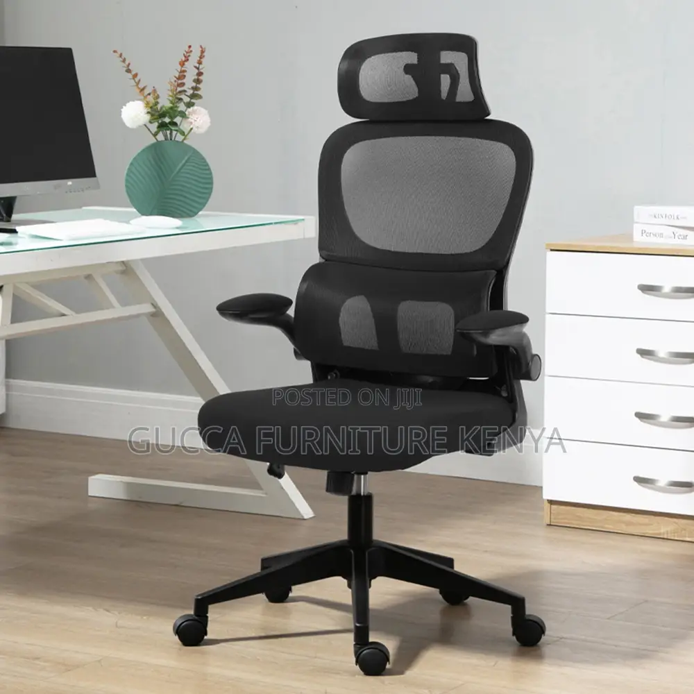 Imported Ergonomic Chair With Flip Arms