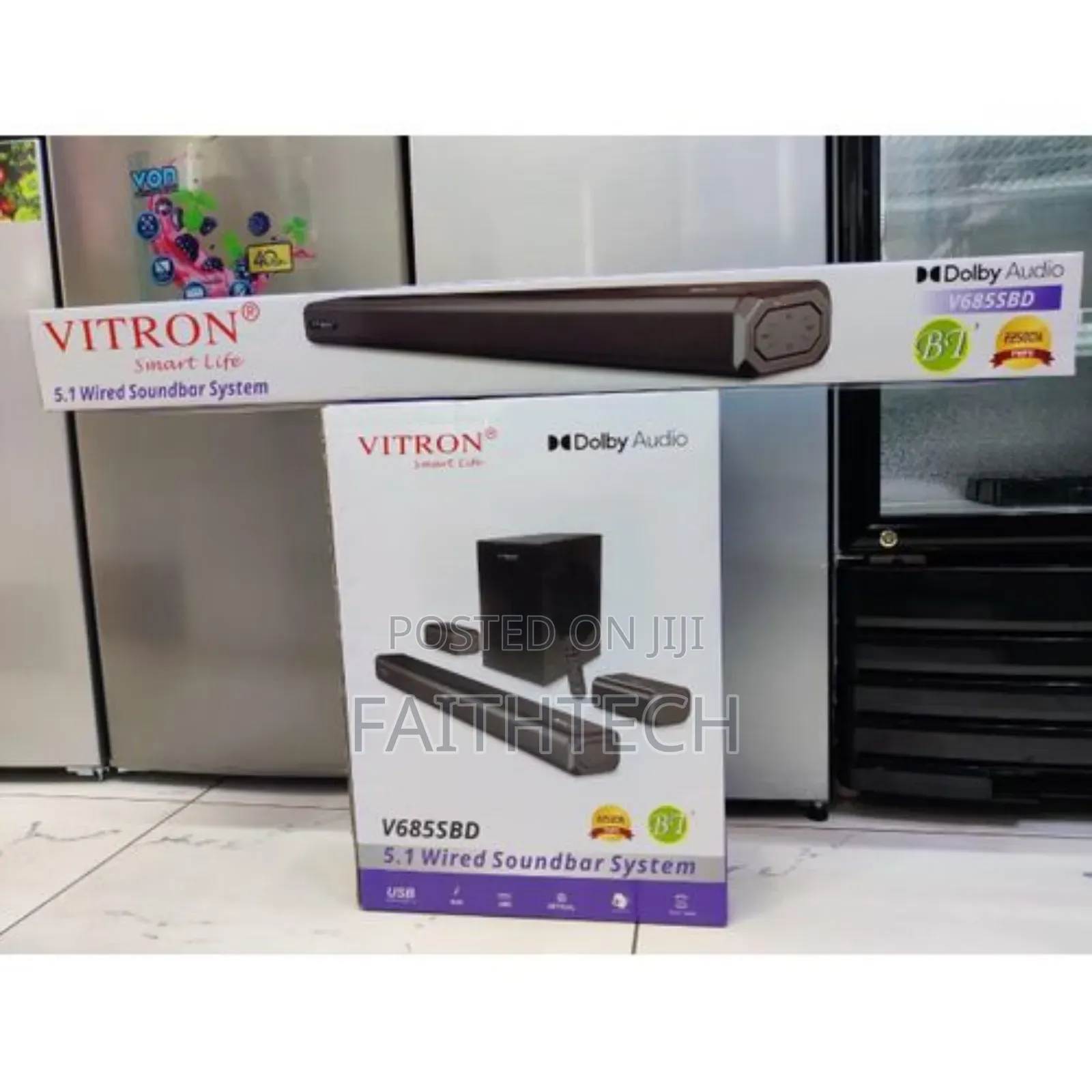 Vitron Soundbar 5.1 V685sbd 22500w Dolby Audio Deep Bass
