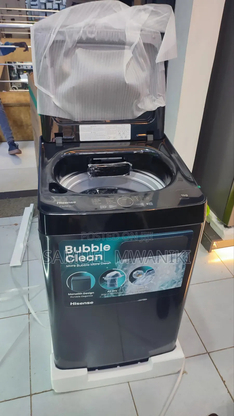 Hisense 9kg Top Load Washing Machine Full Automatic