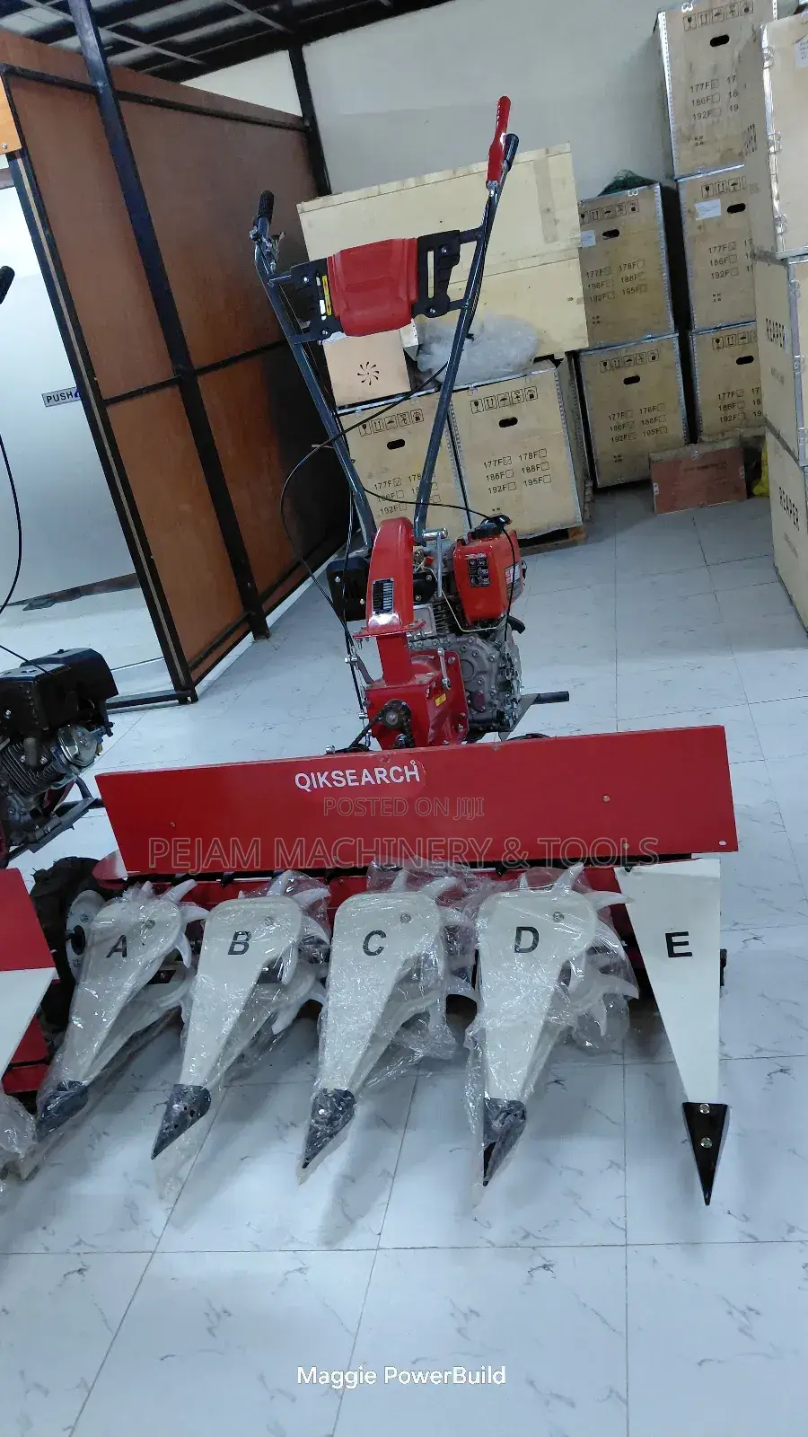 Self-Propelled Agricultural Reaper Machine Diesel Powered 186f