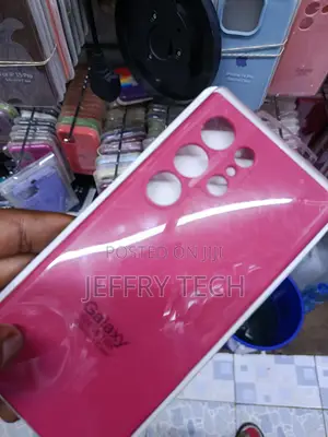Nilaki Samsung Galaxy S24 Ultra Liquid Silicone Case With Fiber Lining