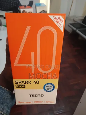 New Tecno Spark 40 Pro+ 128 GB Black