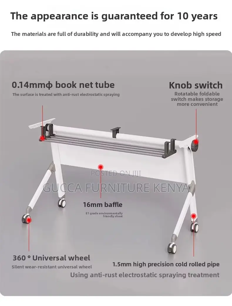 1.2m Swivel Folding Training Office Table