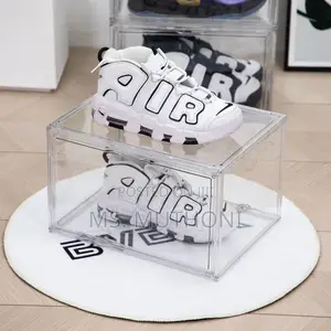 1 Pc Clear Stackable Shoe Box