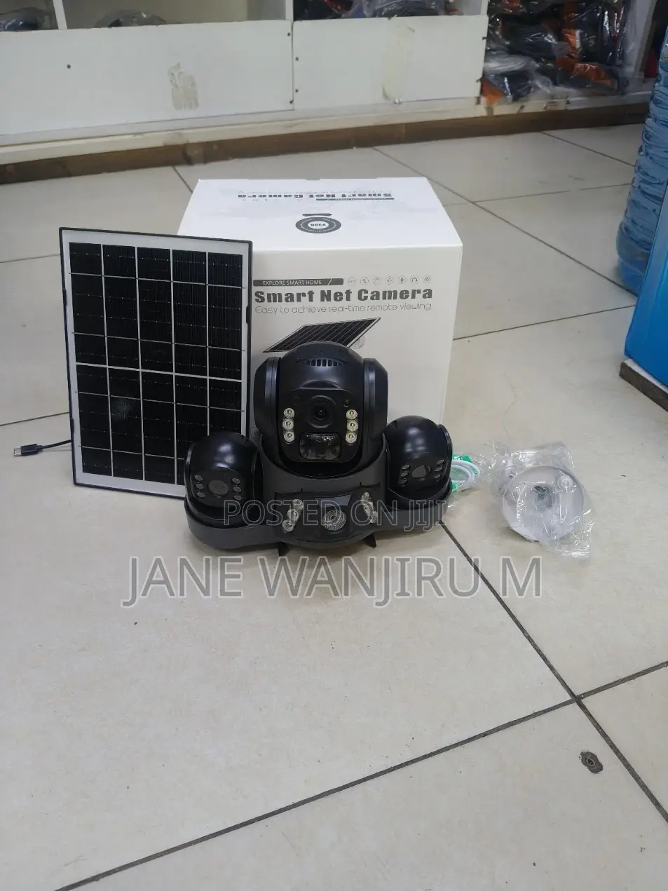 New Triple Lens Solar Wifi Outdoor CCTV Security Camera