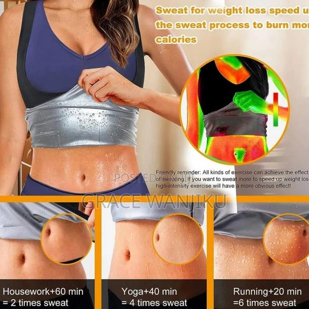 Sweat Shaper Sauna Vest Body Shaper Waist Trainer Slimming Vest