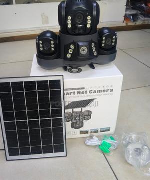 Two Way Audio Talk Outdoor Security Camera Triple Lens Solar Wifi - thumbnail 2