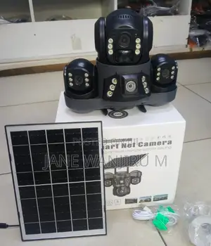 Waterproof Outdoor Design Triple Lens Solar Camera Wifi App Control