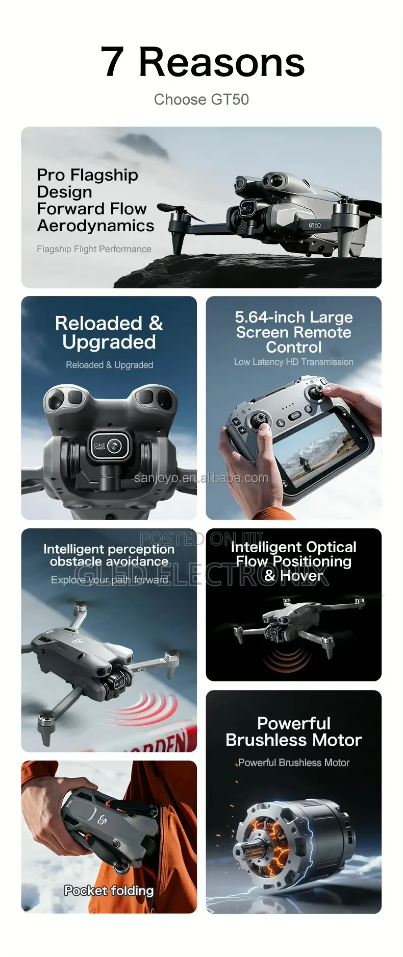 Gt50 Pro Drone — The Legend