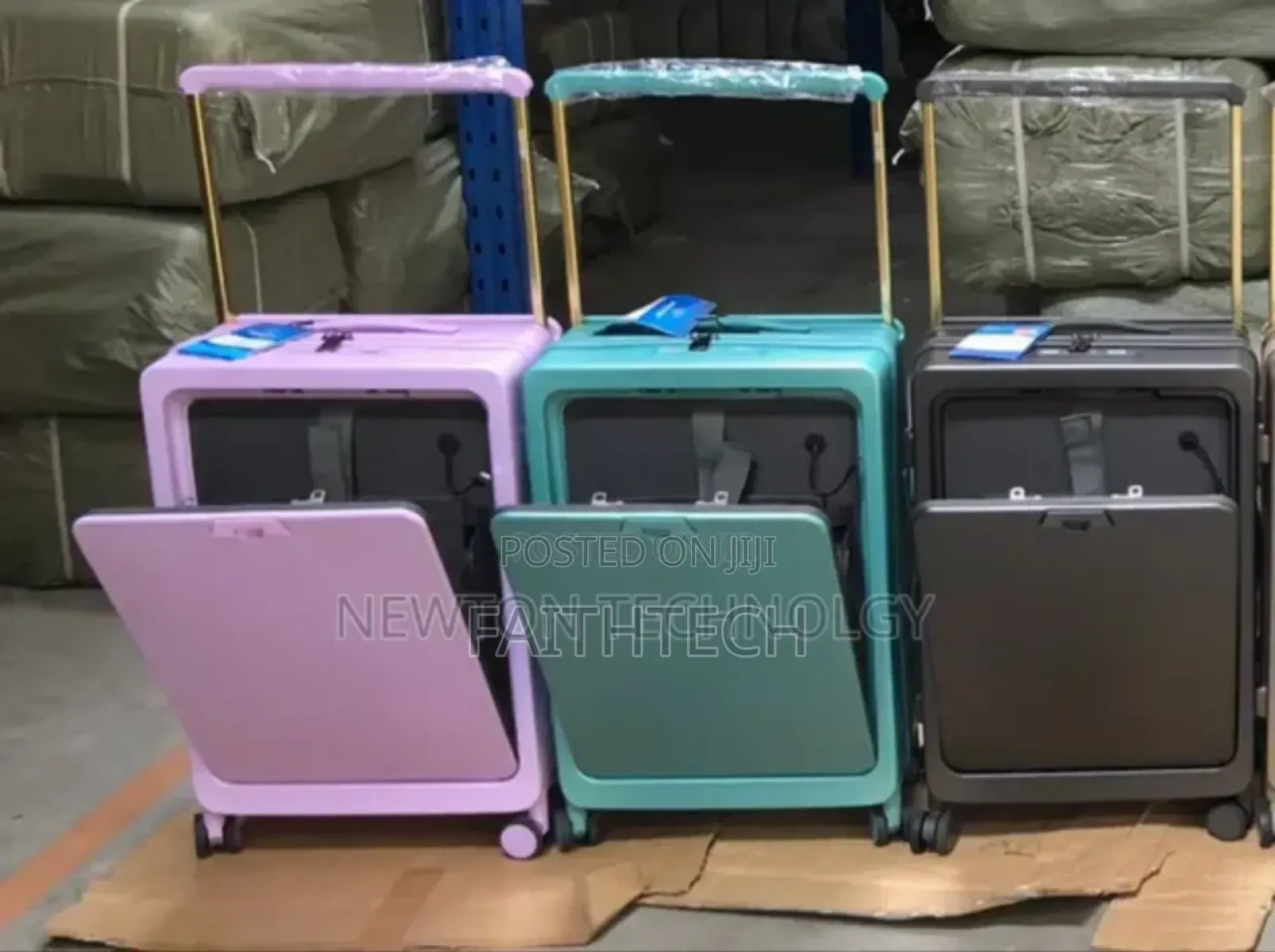 2 Pieces Modern Hard-Shell Travel Suitcase