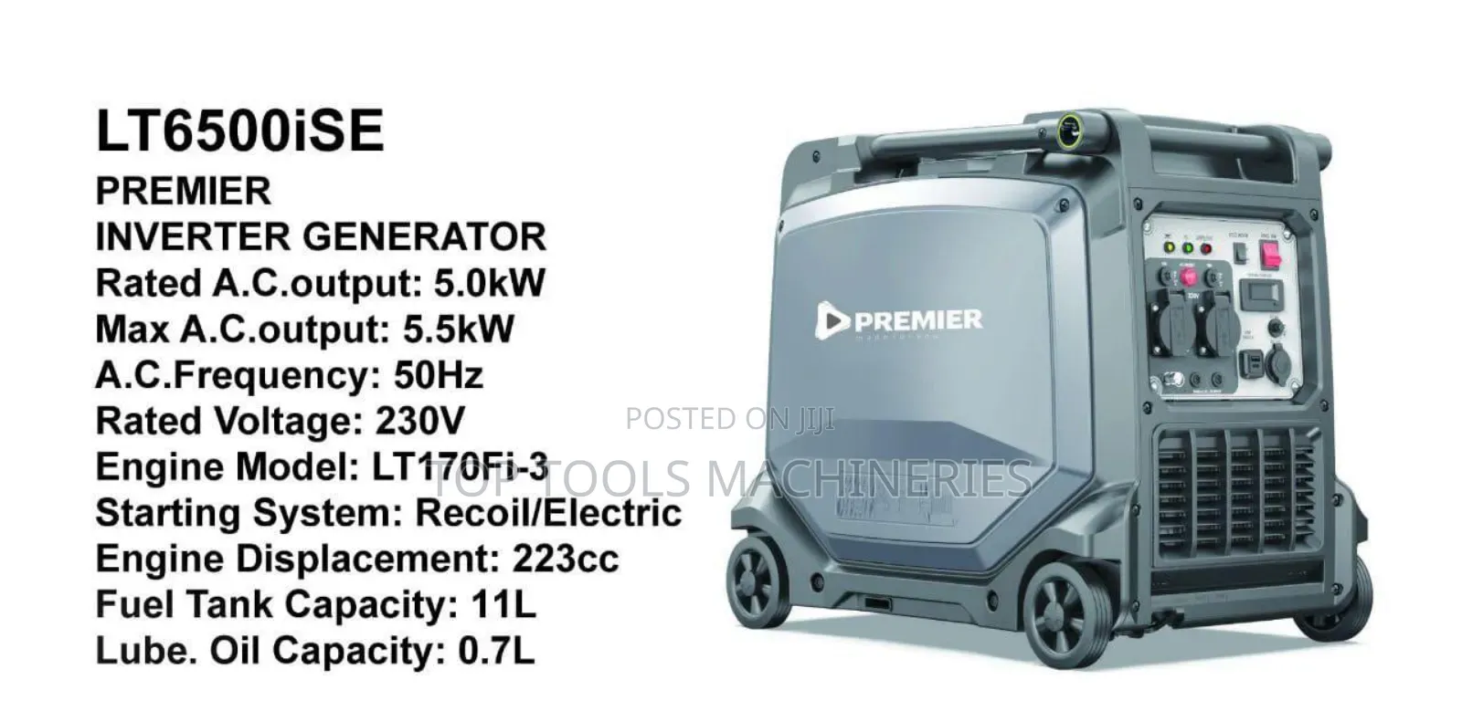 Premier 5kw/5.5kw Silent Inverter Generator