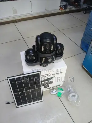 Smart Tracking Function Triple Lens Solar Camera Wifi App Control