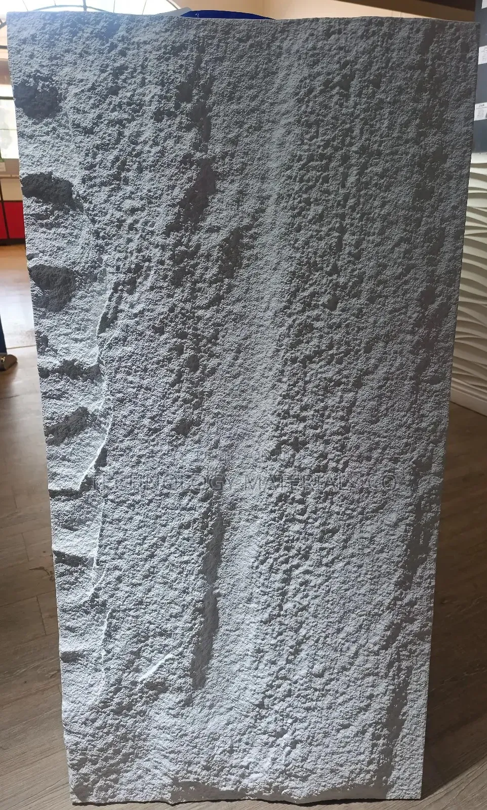 White Rough Stone Pu Wall Panels – Modern Decorative Wall Cladding