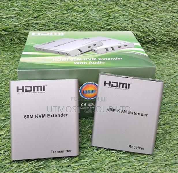 60m Hdmi KVM Extender Kit Over Ethernet Cable Full Hd