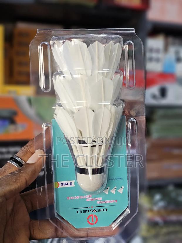 Feather Badminton Shuttlecocks Set of 3