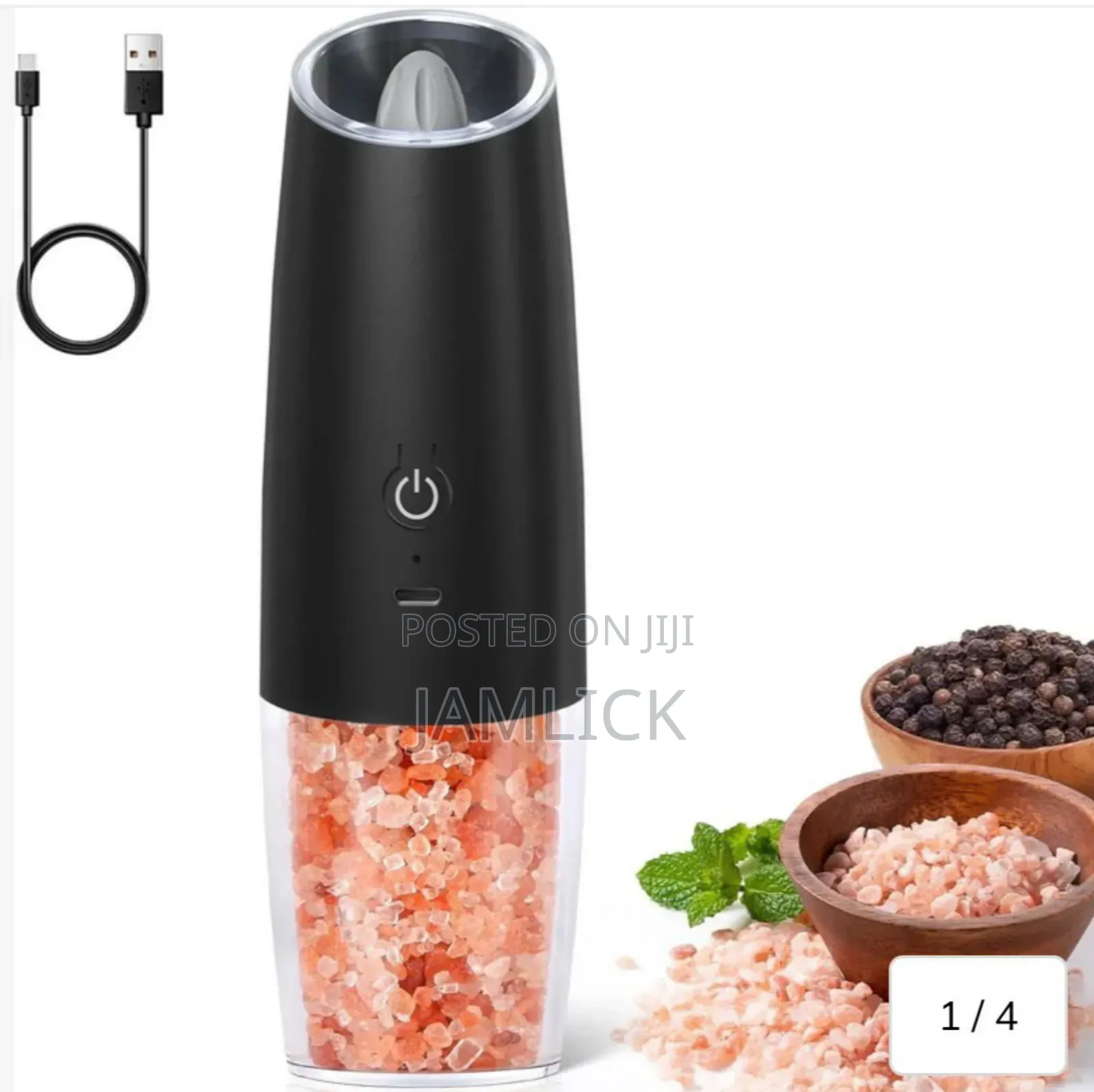 Electric Salt or Pepper Grinder –Hm