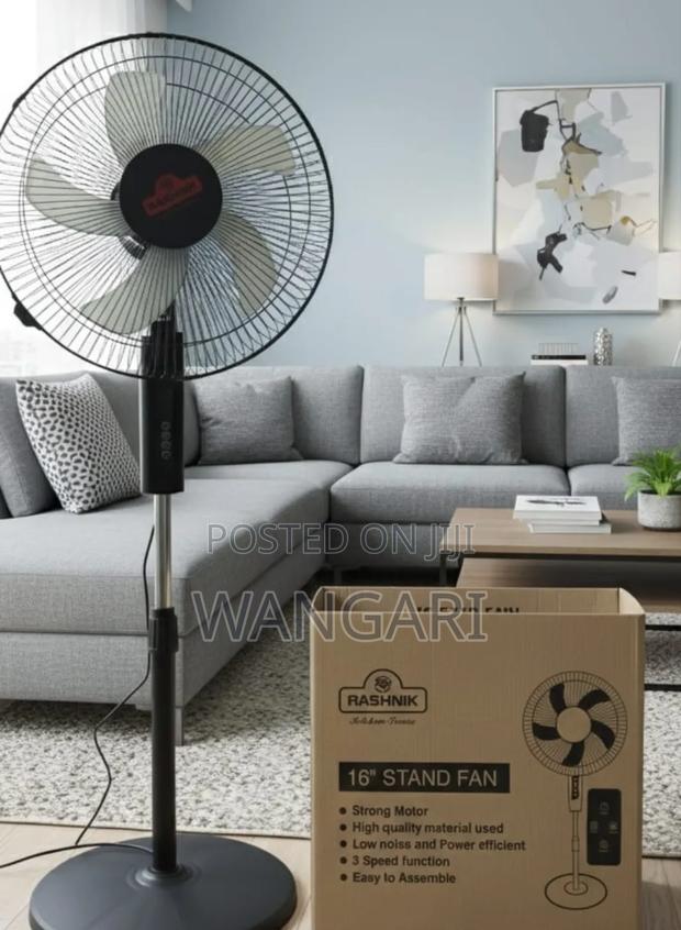 Rashnik Standing Fan With Remote