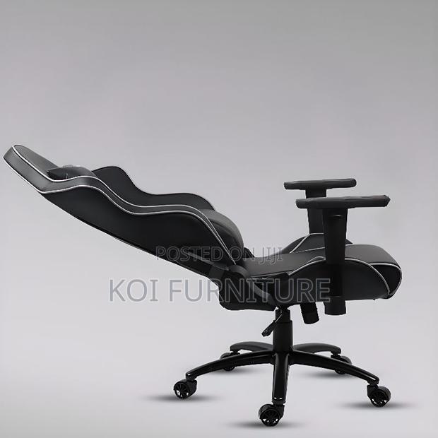 Home Chairs; Generic High Backrest Leather Gaming Chair - thumbnail 2