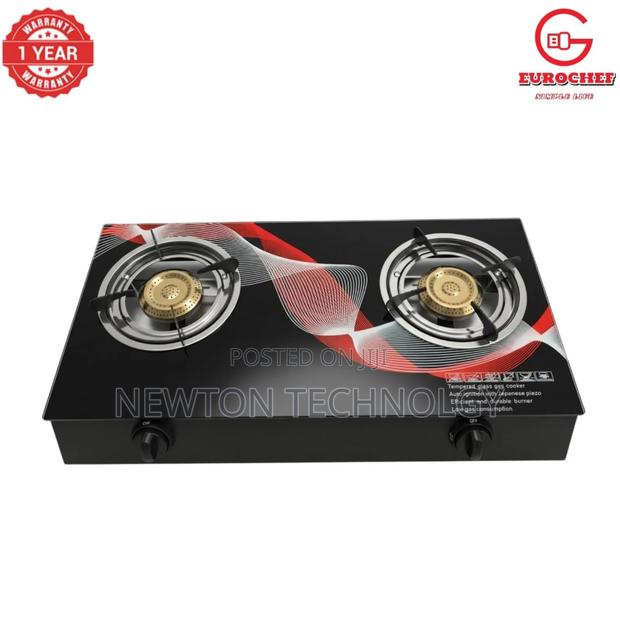 Eurochef 2 Burner Glass Top Cooker