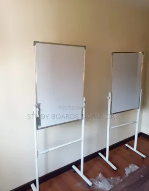 90cmx60cm Whiteboard With Portable Wheeled Stand for Presentations