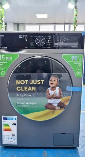 Syinix 12kg Wash and Spin Washing Machine /Load Washing Load Machine
