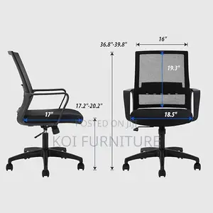 Office Chairs; Office Staff Meetings Clerical Mesh Captains Chair