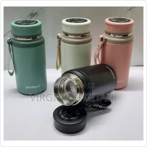 *900ml Thermometer Lid Fashion Food Flask Thermocup