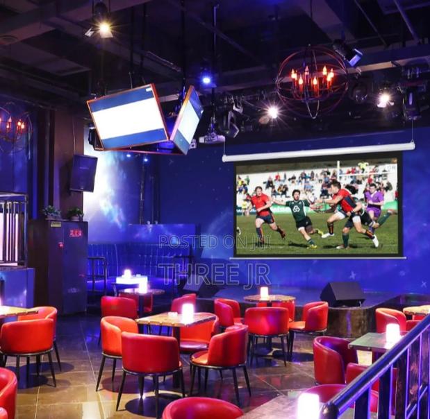 Durable Casing for Electric Projection Screens - main view