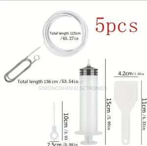 5pcs Refrigerator Drain Clog Remover Kit