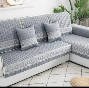 Premium 8-Piece Sofa Covers L-Shape 5-Seater