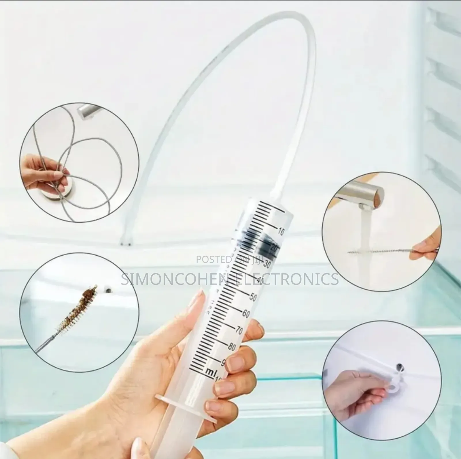 5pcs Refrigerator Drain Clog Remover Kit