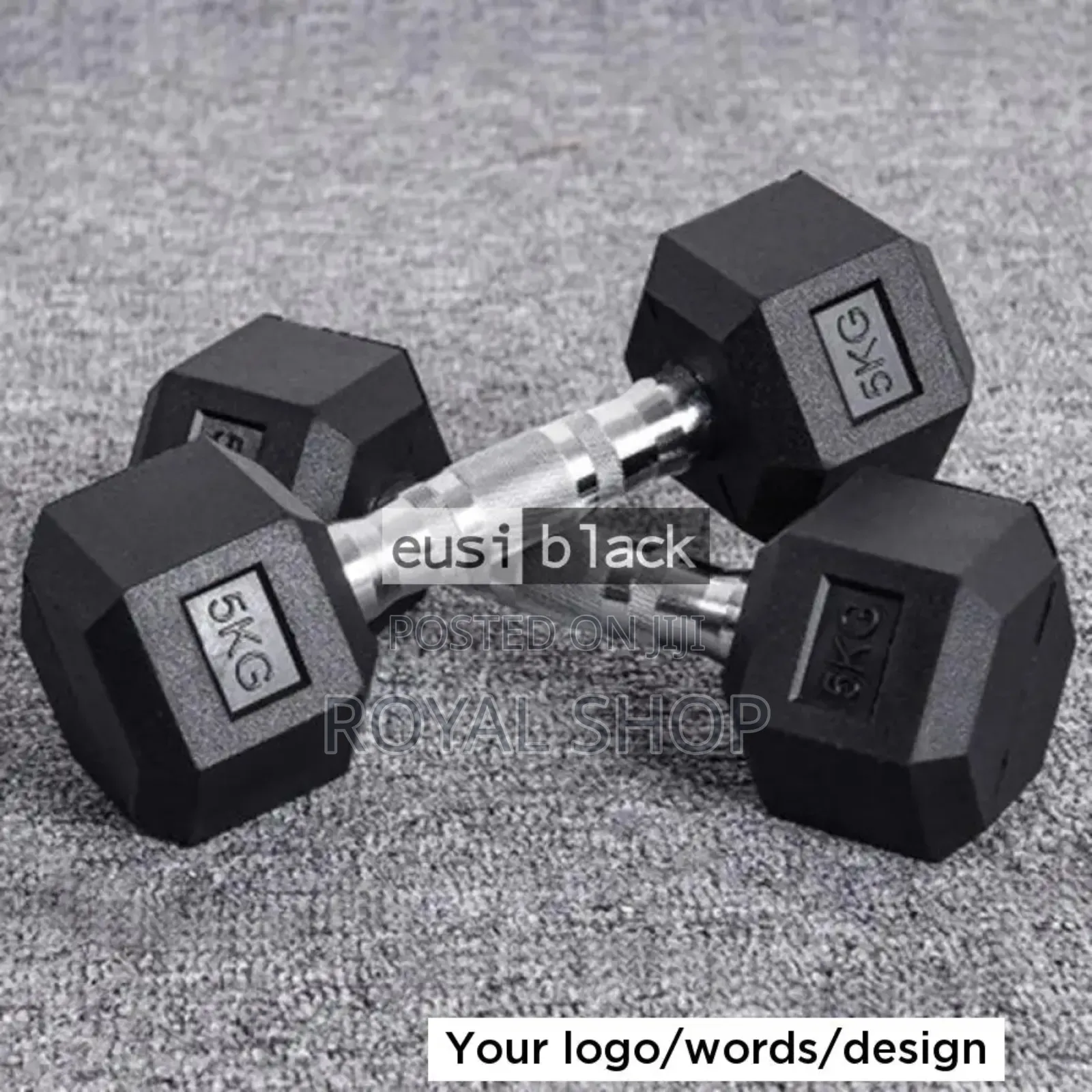 10kg Hexagon Dumbbells