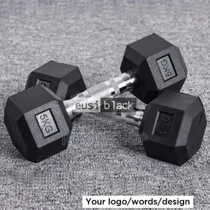10kg Hexagon Dumbbells