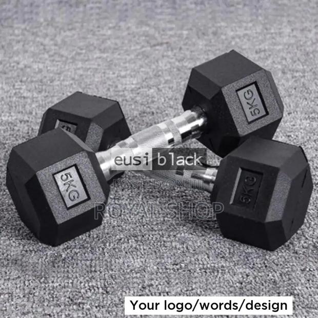 10kg Hexagon Dumbbells