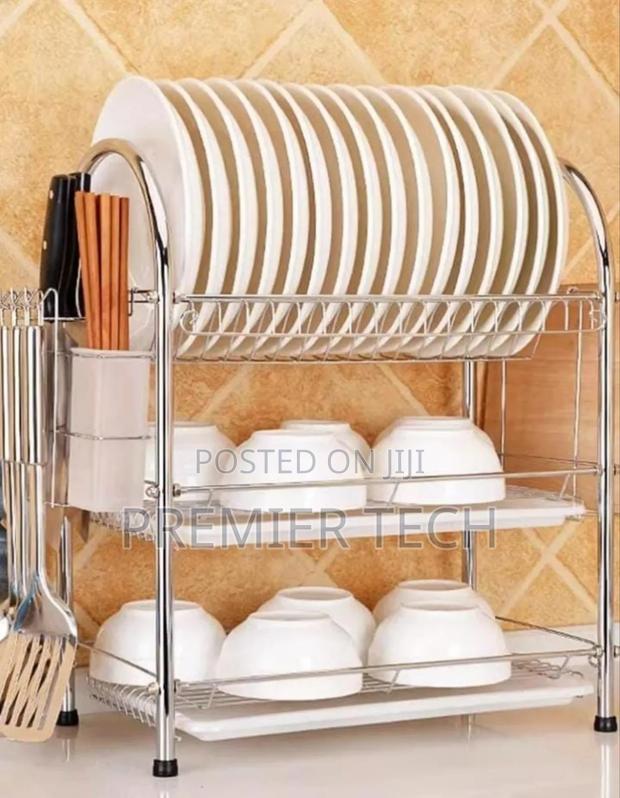 Heavy Duty Kitchen 3 Tier Dish Rack - thumbnail 2
