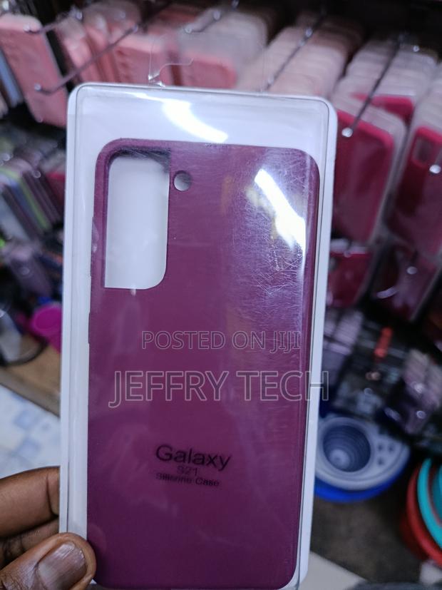 Jules Samsung Galaxy S21 Case Liquid Silicone Case With Cloth Lining