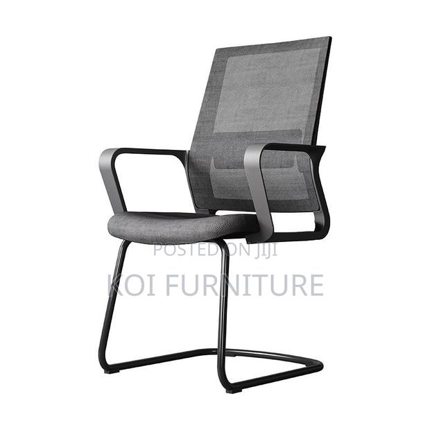 Office Chairs; Mesh Office Visitor Sled Base Seat - thumbnail 3